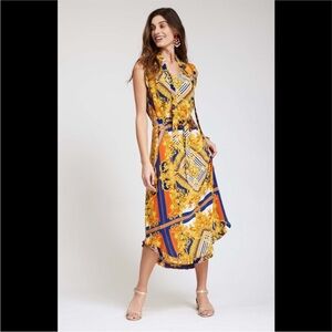 Tyler Boe Scarlett Silk Midi Dress